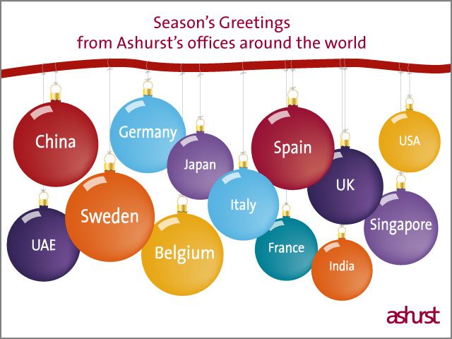 Christmas Greetings from Ashurst