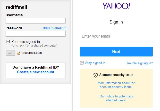 Yes, apparently anonymous alleged defamators still use Yahoo and Rediffmail...