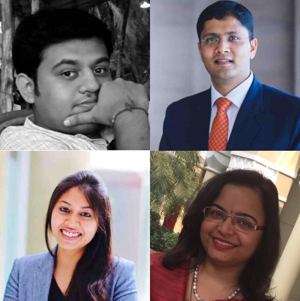 New SAM partners: Arjun Ghose, Nitesh Jain, Shruti Kanodia and Manjari Tyagi (clockwise from top left)