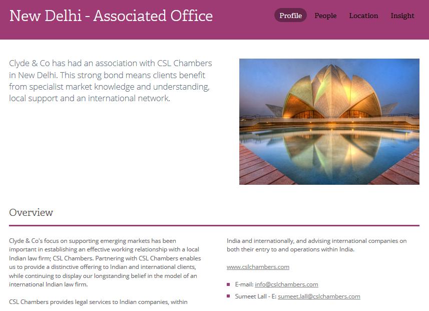 The Clydes updated India website