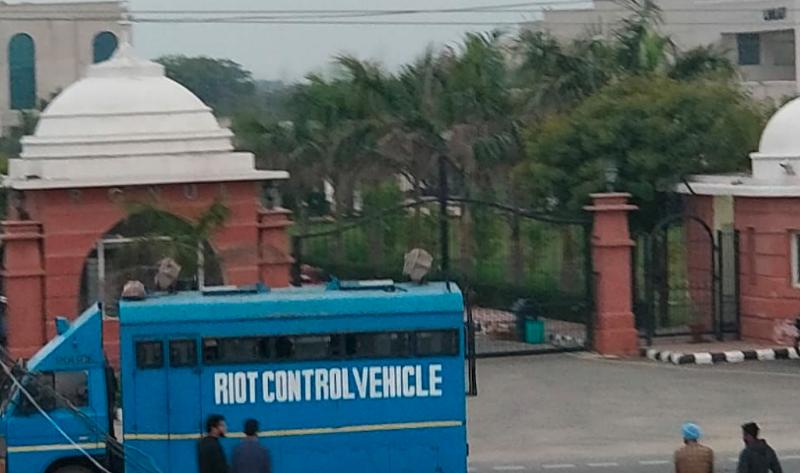 Students remain worried by admin’s response and escalating police presence on campus, though riot vans have now departed