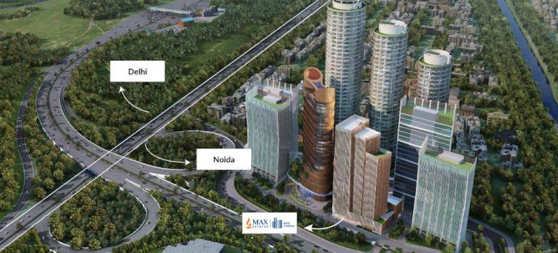 Khaitan new Delhi-Noida offices in Max Towers (via Max Estates)
