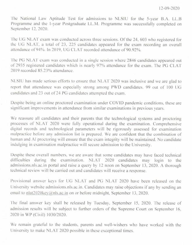 NLS press release (see PDF below)