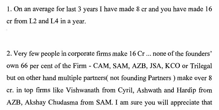 From a WhatsApp conversation annexed to the court pleadings in the dispute between the two equity partners