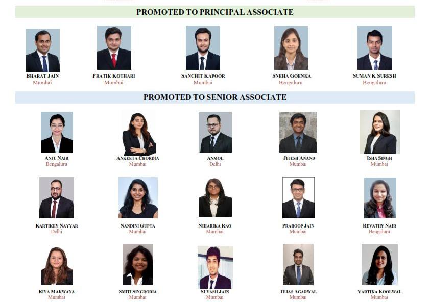 Associate promotions at IC Universal