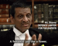 ML Sharma, arguing another case