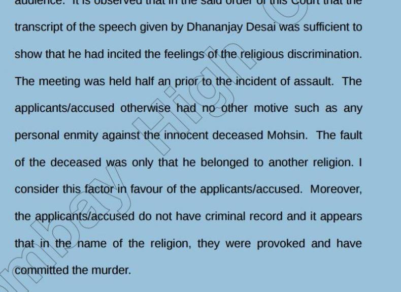 Bombay HC order makes religious 'provocation' a favourable  (via @alokpi)
