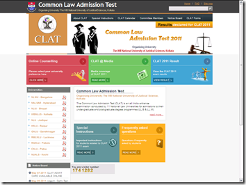 Clat.ac.in: Hammered by 11 lakh avid law aspirants.