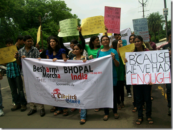 India's first feminist 'SlutWalk' (click for larger image)