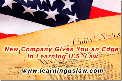 Getting an edge in learning US law