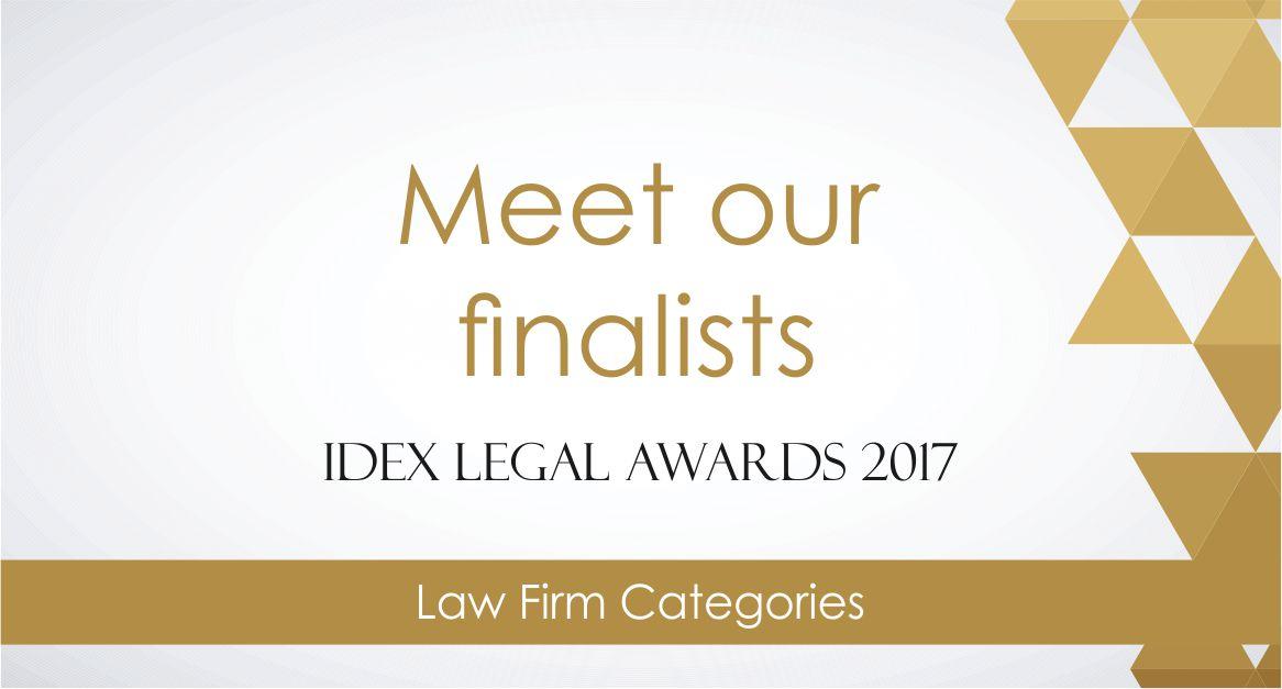 IDEX Legal awards are coming up on 21 April 2017