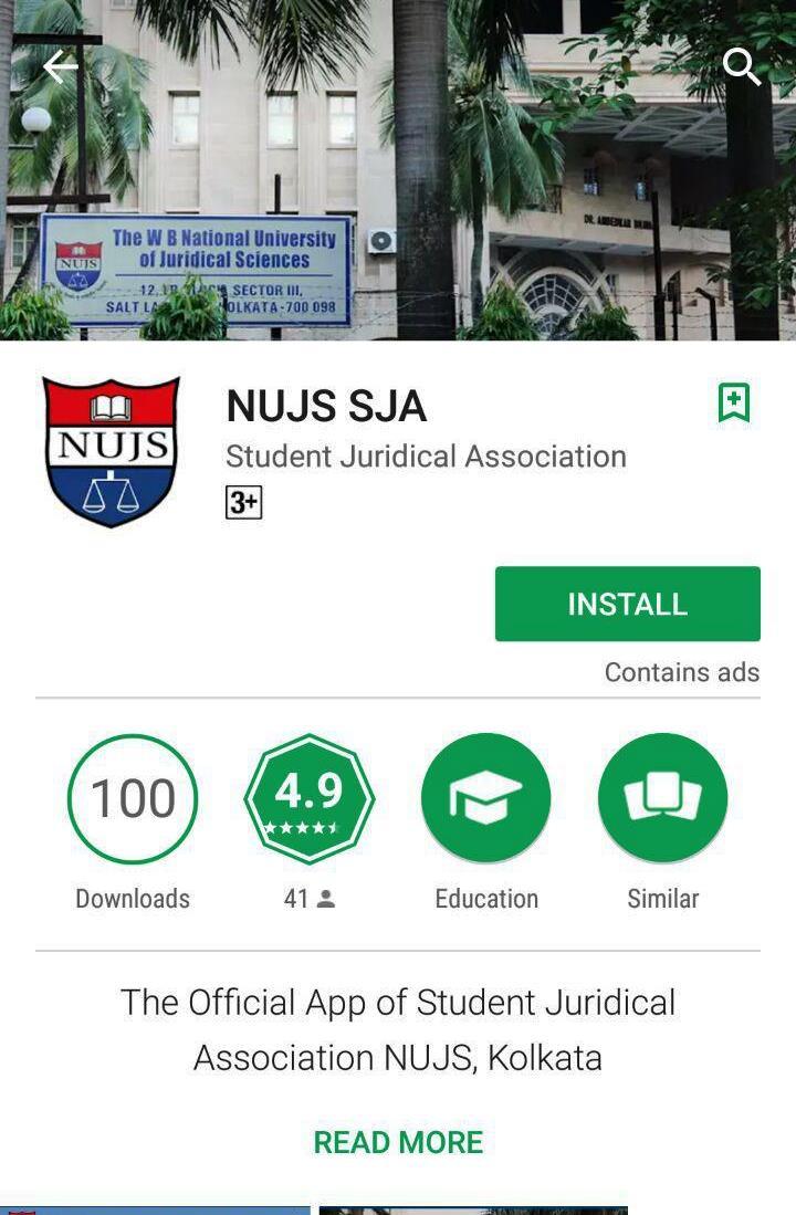 Don't worry, be ‘appy: NUJS SJA launches mobile app to keep students connected