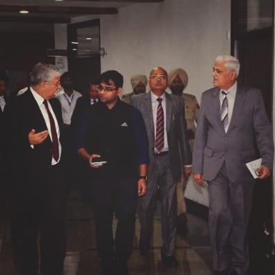 Atharva Legal managing partner Nayak (2nd from left): Equal focus on litigation and corporate