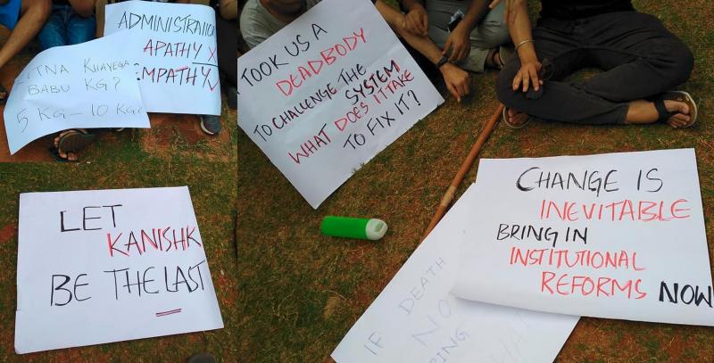 Photos of protest placards yesterday (via Facebook, photo credit Ujal Kumar Mookherjee)