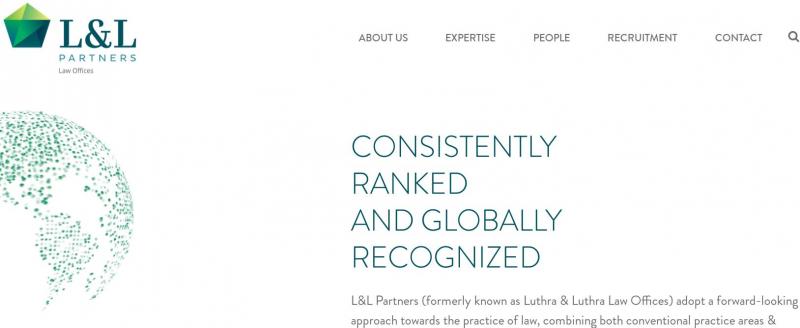 Luthra’s new website: Very animated