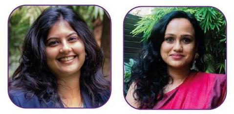 Nehaa Chaudhari (l), Aparajita Srivastava promoted at Ikigai