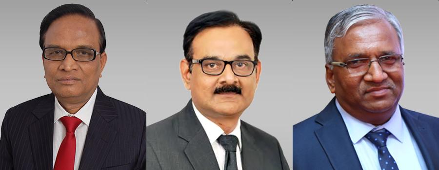 New committee of partners at Orbit: Ali, Damodara Rao, Kamble (l to r)