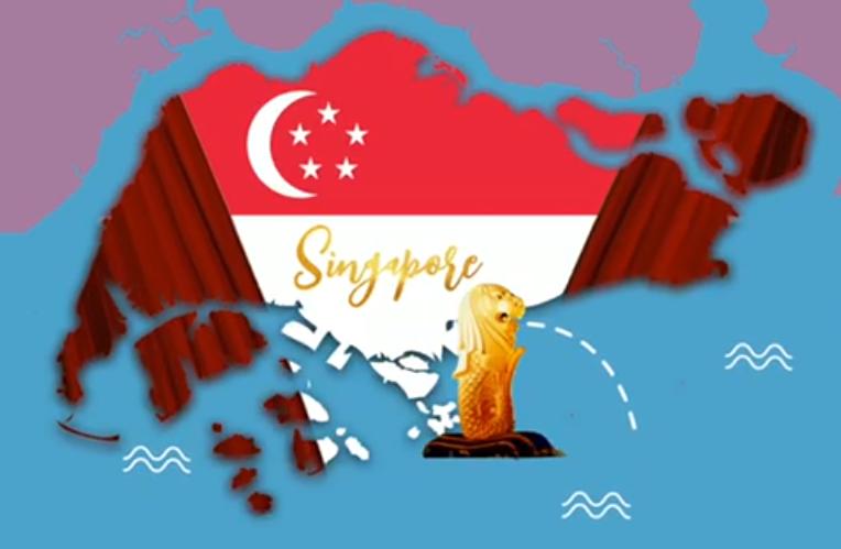CAM announcement features the Singapore Merlion in full flow